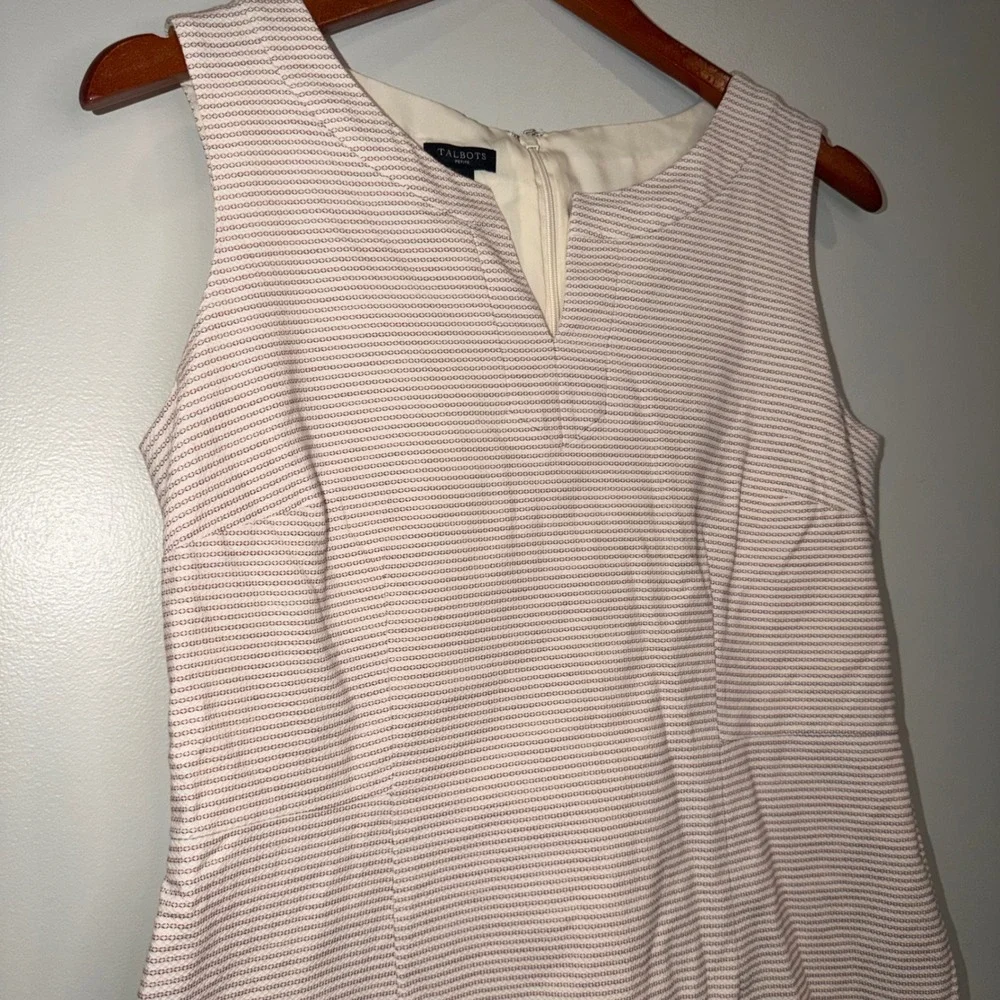 Talbots Womens Dress Sleeveless Business Career Office Sheath Minimalist Classic - Picture 3 of 6